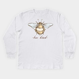 Bee Kind, Kindness Shirt Kids Long Sleeve T-Shirt